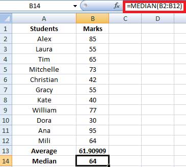 calculate average in excel for mac